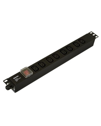 SHE19-8IEC-S-CB. Блок розеток 19. Hyperline в Черкесске