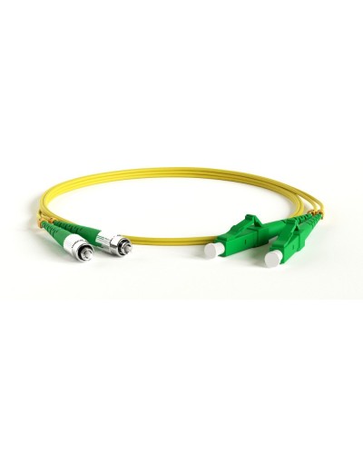 FC-D2-9-FC/AR-LC/AR-H-1M-LSZH-YL. Патч-корд волоконно-оптический FC-LC. Hyperline в Черкесске