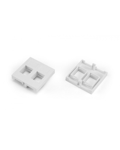 SIP2-2N-M45-45. Вставка 45x45 (аналог Mosaic) для 2х модулей формата Keystone Jack. Hyperline в Черкесске