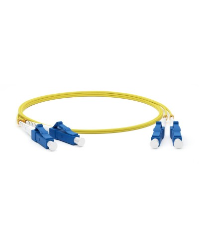 FC-D2-9-LC/UR-LC/UR-H-5M-LSZH-YL. Патч-корд волоконно-оптический одномодовый. Hyperline в Черкесске