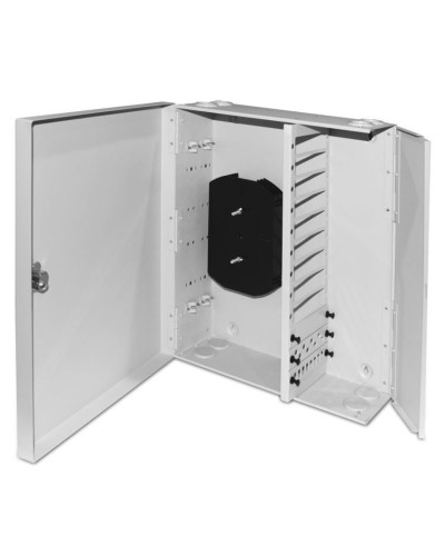 FO-WBX-12xSLT-W140H42-96UN-GY. Кросс оптический настенный. Hyperline в Черкесске