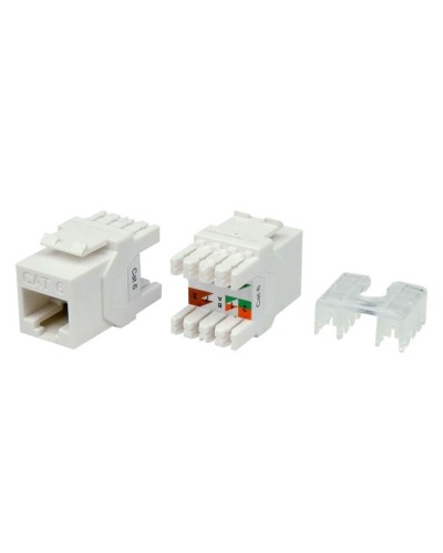 KJ8-8P8C-C6-180-WH. Вставка Keystone Jack RJ-45. Hyperline в Черкесске
