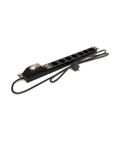 SHE19-7SH-BF-2.5EU. Блок розеток 19. Hyperline в Черкесске