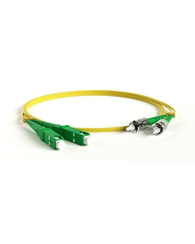 FC-D2-9-SC/AR-ST/AR-H-1M-LSZH-YL. Патч-корд волоконно-оптический ST-SC. Hyperline в Черкесске