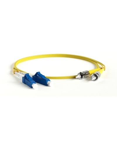 FC-D2-9-LC/UR-ST/UR-H-2M-LSZH-YL. Патч-корд волоконно-оптический ST-LC. Hyperline в Черкесске