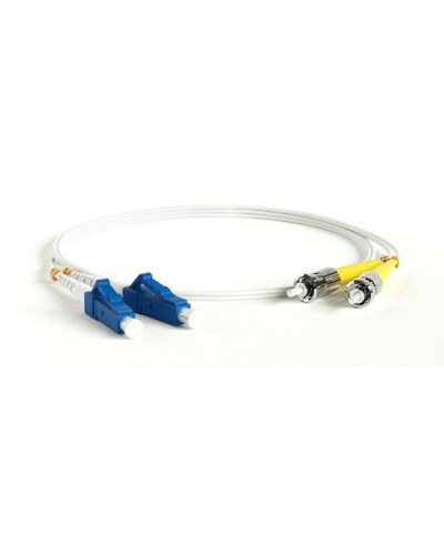 FC-D2-9A1-LC/UR-ST/UR-H-1M-LSZH-WH. Патч-корд волоконно-оптический ST-LC. Hyperline в Черкесске