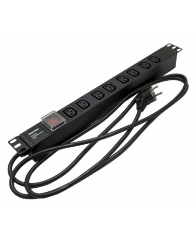 SHE19-8IEC-S-2.5EU. Блок розеток 19. Hyperline в Черкесске