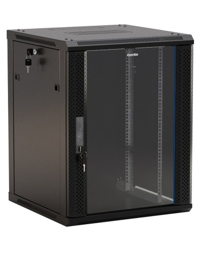 TWB-2766-GP-RAL9004. Шкаф телекоммуникационный 19 настенный 27U. Hyperline в Черкесске