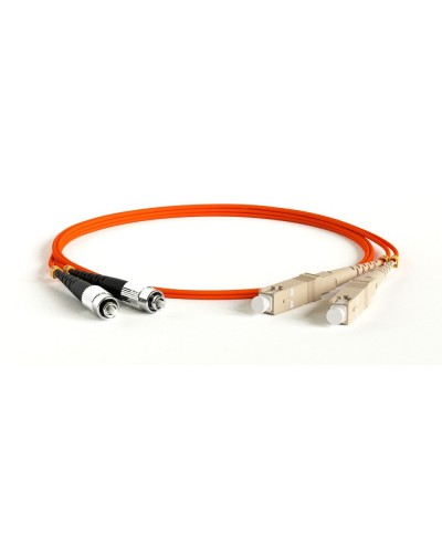 FC-D2-50-FC/PR-SC/PR-H-1M-LSZH-OR. Патч-корд волоконно-оптический SC-FC. Hyperline в Черкесске