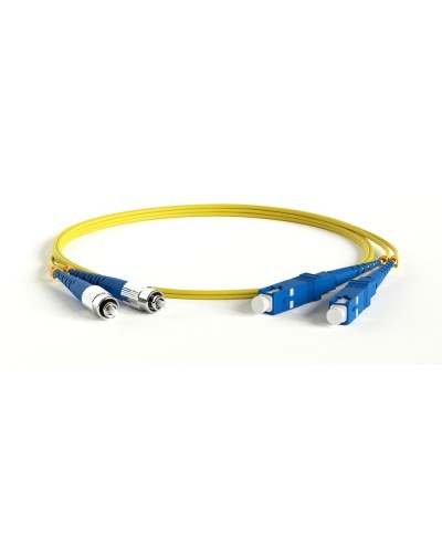 FC-D2-9-FC/UR-SC/UR-H-1M-LSZH-YL. Патч-корд волоконно-оптический SC-FC. Hyperline в Черкесске