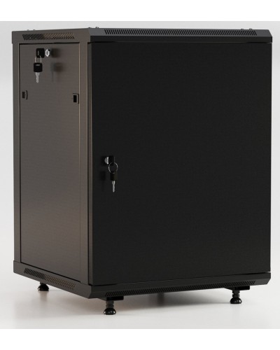 TWB-FC-1245-SR-RAL9004. Шкаф телекоммуникационный 19 настенный 12U. Hyperline в Черкесске