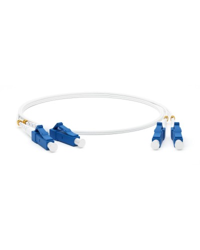 FC-D2-9A1-LC/UR-LC/UR-H-2M-LSZH-WH. Патч-корд волоконно-оптический одномодовый. Hyperline в Черкесске