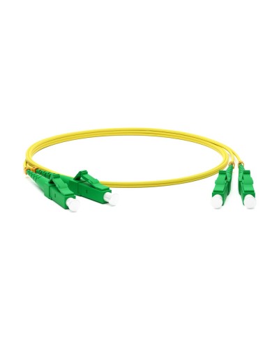 FC-D2-9-LC/AR-LC/AR-H-2M-LSZH-YL. Патч-корд волоконно-оптический одномодовый. Hyperline в Черкесске