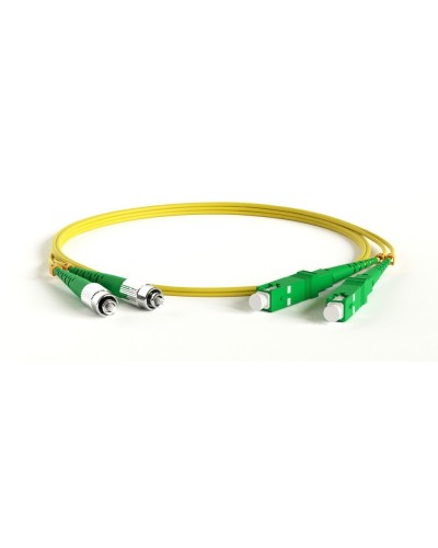 FC-D2-9-FC/AR-SC/AR-H-1M-LSZH-YL. Патч-корд волоконно-оптический SC-FC. Hyperline в Черкесске