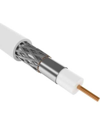 GENERICA RG6 CCS 75Ом FPE PVC белый (CC1-R6F1-111-300-G). Кабель коаксиальный омедненный. IEK в Черкесске