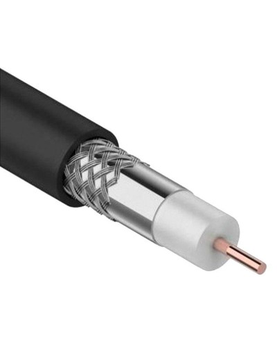 GENERICA RG59 CCS 75Ом FPE PVC белый (CC1-R5F1-111-100-G). Кабель коаксиальный омедненный. IEK в Черкесске