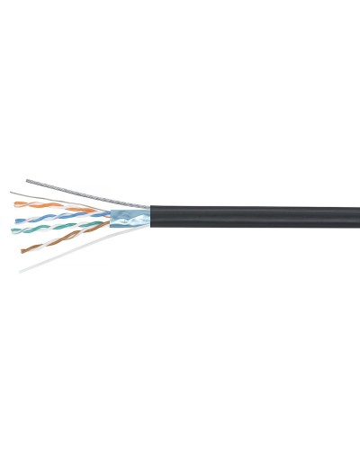 GENERICA F/UTP кат. 5E 100МГц 4 пары LDPE OUTDOOR трос 1,2мм черный (BC3-C5E04-359-305-G). Кабель «витая пара» (LAN) для структурированных систем связи. IEK в Черкесске