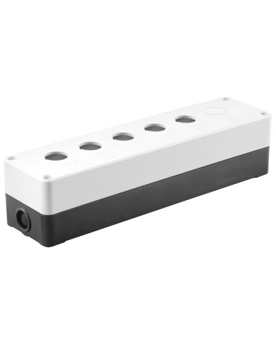 Корпус КП105(6) для кнопок 5(6) мест белый (BKP10-6-K01). Корпус для кнопочных постов. IEK в Черкесске