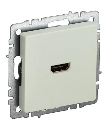 Розетка HDMI РHDMI-0-БрКр бежевый BRITE (BR-H10-K10). Розетка HDMI. IEK в Черкесске