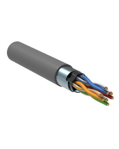 GENERICA F/UTP кат.5E 24AWG 4 пары LSZH серый (BC1-C5E04-321-305-R-G). Кабель «витая пара» (LAN) для структурированных систем связи. IEK в Черкесске