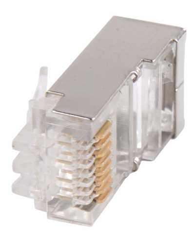 GENERICA Разъём RJ-45 FTP для кабеля кат. 5Е (20 шт) (CS3-1C5EF-G). Разъем RJ-45. IEK в Черкесске