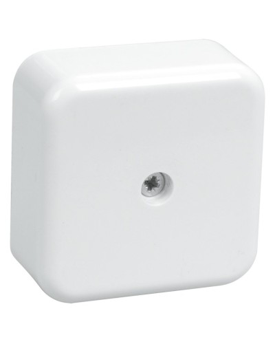 Коробка распаячная КМ41206-01 50х50х20 открытой проводки (4 клеммы 3 мм²) белая (UKO10-050-050-020-K01). Коробка распаячная безгалогенная (HF). IEK в Черкесске