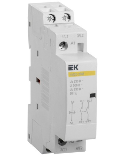 Контактор модульный КМ20-20М AC (MKK11-20-20). Контактор модульный. IEK в Черкесске
