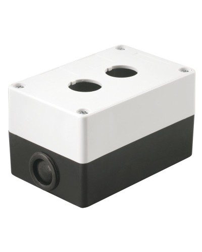 Корпус КП102 для кнопок 2 места белый (BKP10-2-K01). Корпус для кнопочных постов. IEK в Черкесске