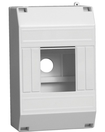 Корпус пластиковый КМПн 1/4 IP20 белый (MKP31-N-04-30-135). Щиток модульный без дверцы, настенный. IEK в Черкесске