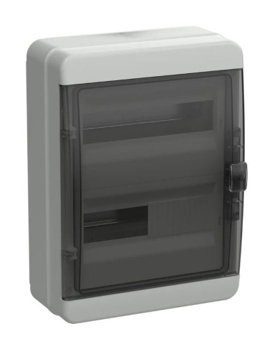 Корпус пластиковый КМПн-24 IP65 TEKFOR (TF5-KP72-N-24-65-K03-K02). Корпус модульный пластиковый черная прозрачная дверь. IEK в Черкесске