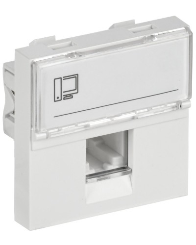 Розетка RJ45 кат.6 PRIMER РКИ-20-00-П-6 белый IEK (PR-KK40D-RI-0-2-1C06U-K01). Розетка RJ-45. IEK в Черкесске
