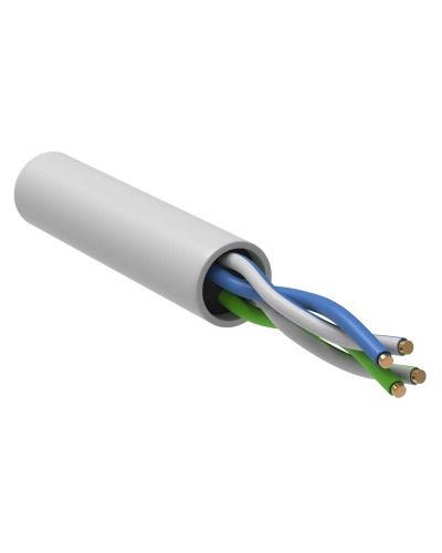 GENERICA U/UTP кат. 5E 24AWG 2 пары LSZH INDOOR белый (BC1-C5E02-128-305-G). Кабель «витая пара» (LAN) для структурированных систем связи. IEK в Черкесске