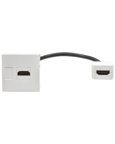 Розетка HDMI M/M PRIMER РКМ-20-10-П белый IEK (PR-KK40D-RH-0-2-K01). Розетка HDMI. IEK в Черкесске