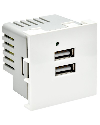 Розетка USB A+A 4,2А PRIMER РКЮ-23-40-П белый IEK PR-KK40D-RU-0-2-AA-K01). Розетка USB. IEK в Черкесске