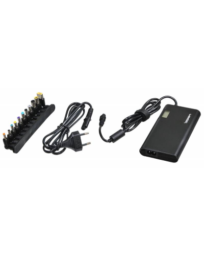 Блок питания Ippon SD90U автоматический 90W 15V-19.5V 11-connectors 4.5A 1xUSB 2.1A, LCD индикатор (705053). Блок питания. Ippon в Черкесске