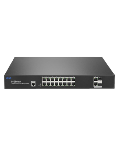 KN-SW1602SFP/M2. Коммутатор с питанием по PoE. KENO в Черкесске