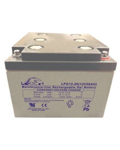 LEOCH LPG 12-26. Аккумулятор герметичный свинцово-кислотный. LEOCH в Черкесске