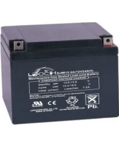 LEOCH DJW 12-24. Аккумулятор герметичный свинцово-кислотный. LEOCH в Черкесске