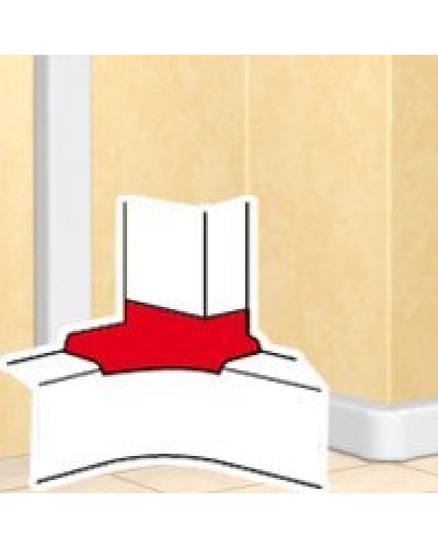 Отвод угловой для короба DLP 35х80/105, 50х80/150 (010763): Отвод угловой в Черкесске