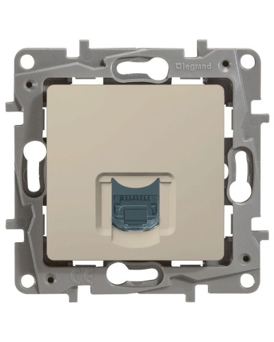Розетка 5e, UTP, 1хRJ45, ETIKA, слоновая кость (672341). Розетка. LegranD в Черкесске