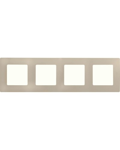Рамка 4 поста ETIKA, слоновая кость (672514). Рамка. LegranD в Черкесске
