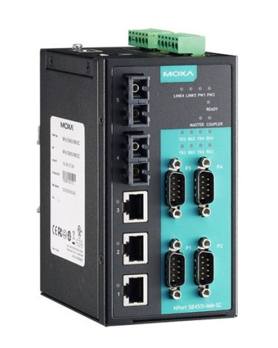 NPort S8455I-SS-SC. 4-портовый преобразователь. MOXA в Черкесске