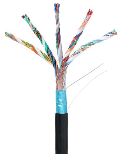 F/UTP 25pair, Cat5, Out, PE (EC-UF025-5-PE-BK-3). Кабель «витая пара» (LAN) для структурированных систем связи. NETLAN в Черкесске