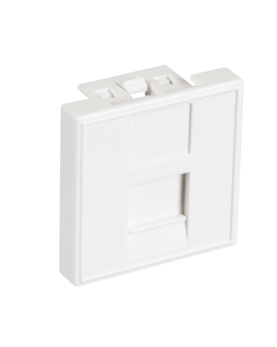 EC-IMF-1-WT-10 (10шт). Вставка 45x45 (Mosaic) для 1 модуля Keystone Jack. NETLAN в Черкесске