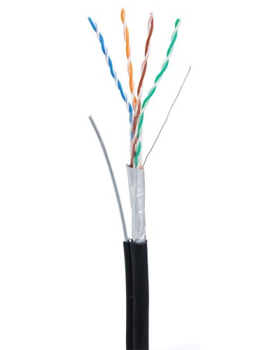 F/UTP 4pair, Cat5e, Out, Sw (EC-UF004-5E-PE-SW-BK). Кабель «витая пара» (LAN) для структурированных систем связи. NETLAN в Черкесске