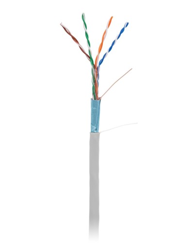 F/UTP 4pair, Cat5e, In, PVC (EC-UF004-5E-PVC-GY). Кабель «витая пара» (LAN) для структурированных систем связи. NETLAN в Черкесске