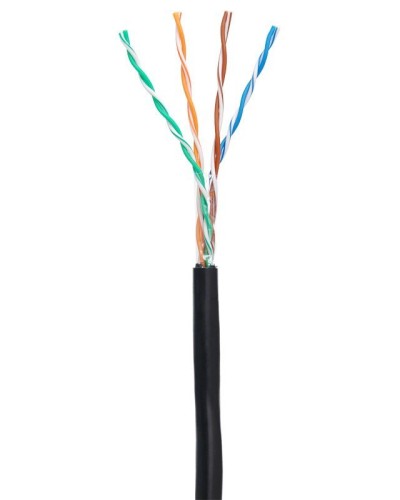 U/UTP 4pair, Cat5е, Out, PE (EC-UU004-5E-PE-BK). Кабель «витая пара» (LAN) для структурированных систем связи. NETLAN в Черкесске
