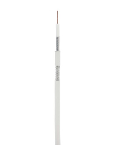 RG-6 CCS, In, PVC (UEC-C2-32123A-WT-3). Кабель коаксиальный омедненный. NETLAN в Черкесске