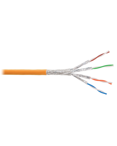 S/FTP, 4pair, Cat.6a, Solid, In, LSZH (NKL 9355C-OR). Кабель «витая пара» (LAN) для структурированных систем связи. NIKOLAN в Черкесске