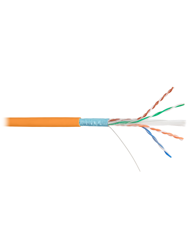 F/UTP 4pair, Cat6, Solid, In, PVC (NKL 9240C-OR). Кабель «витая пара» (LAN) для структурированных систем связи. NIKOLAN в Черкесске